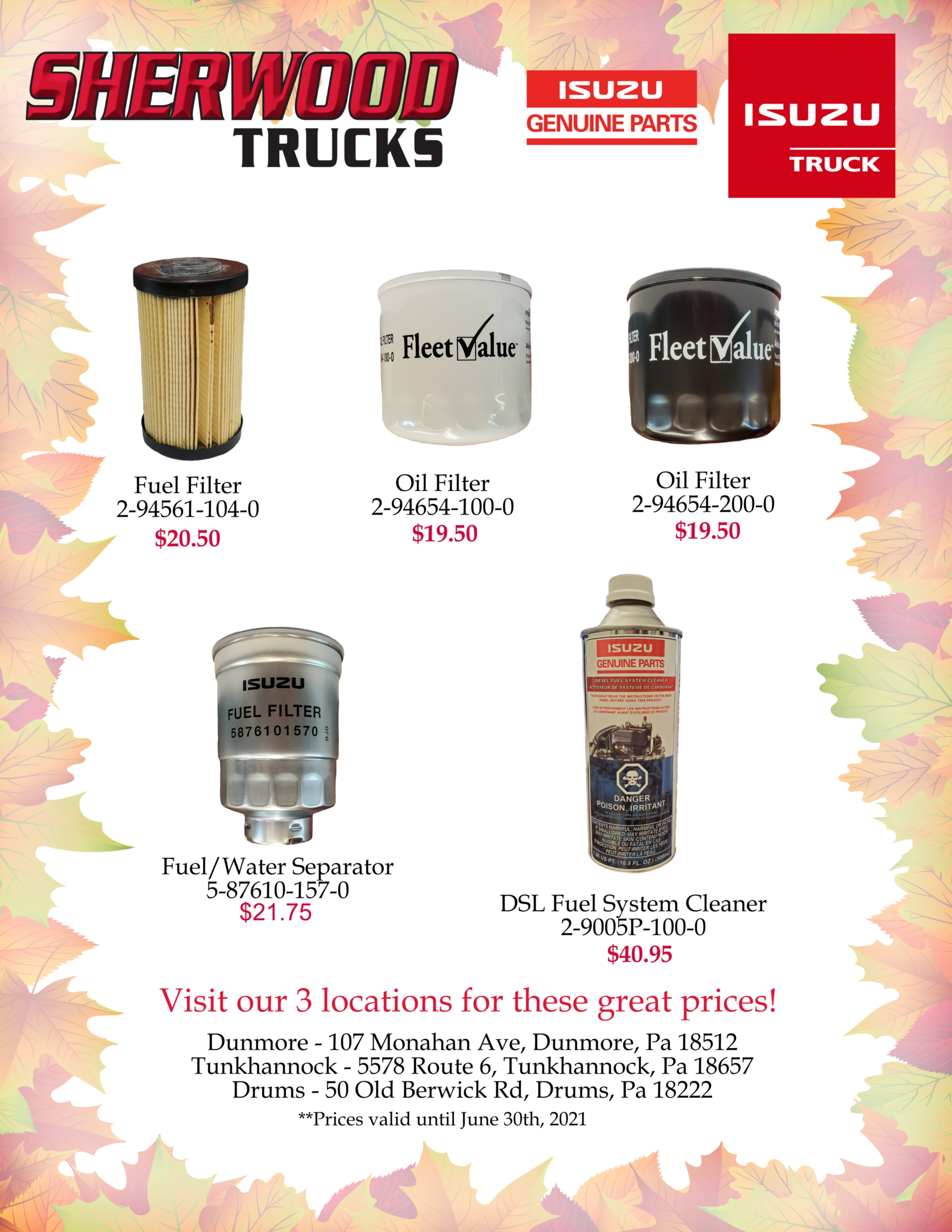 Parts Specials Sherwood Trucks Dunmore Pennsylvania Parts Specials Sherwood Trucks Dunmore Pennsylvania